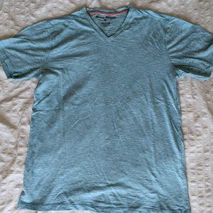 Michael Brandon tshirt short sleeve teal vneck